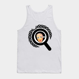 Big eyes girl seen in the lens Tank Top